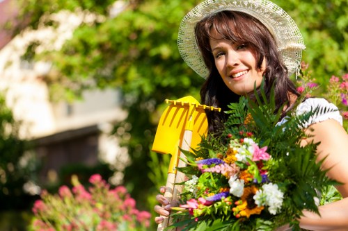 Planning a landscape garden in Queens Park with diverse plant selections